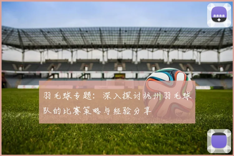 羽毛球专题：深入探讨杭州羽毛球队的比赛策略与经验分享